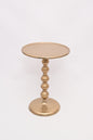 Aurelle Gold Cast Aluminium Side Table