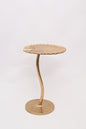 Fiora Gold Cast Aluminium Side Table