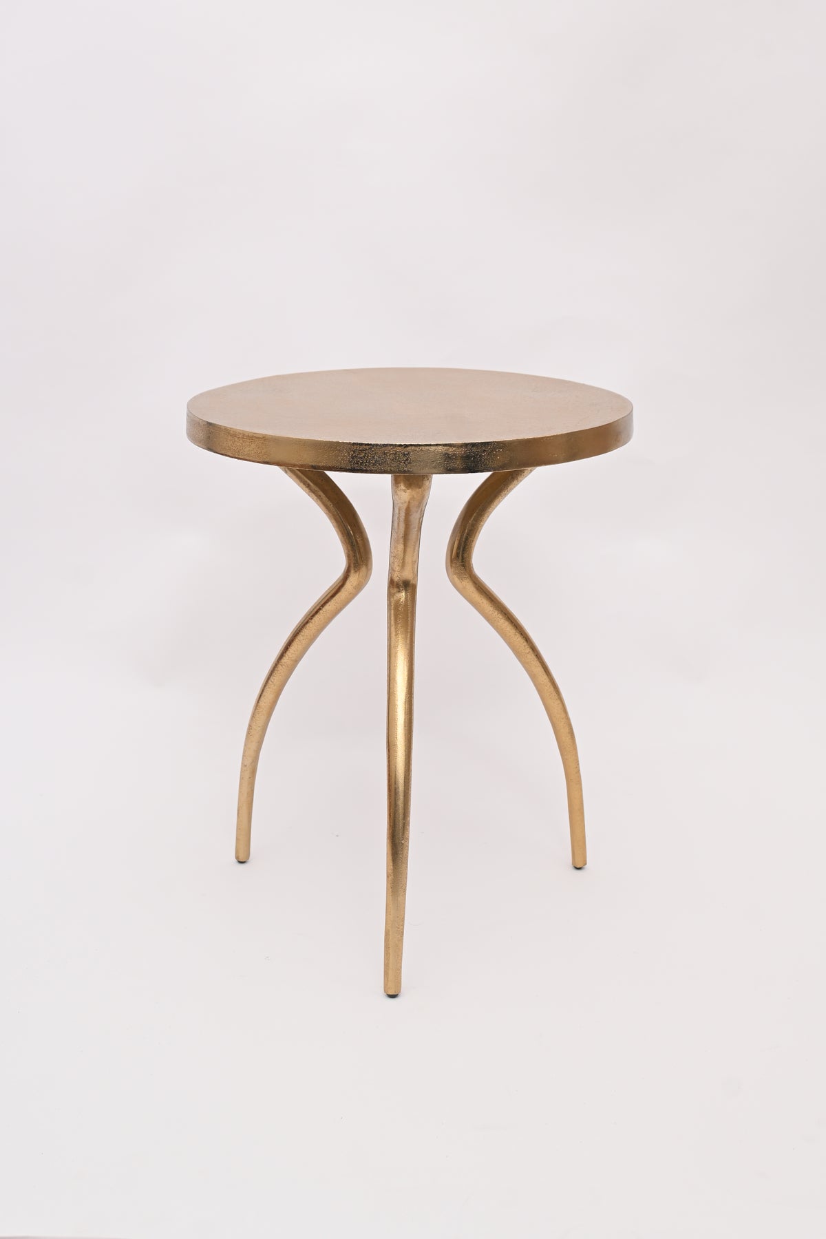 Elowen Gold Cast Aluminium Side Table