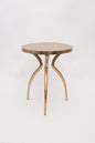 Elowen Gold Cast Aluminium Side Table